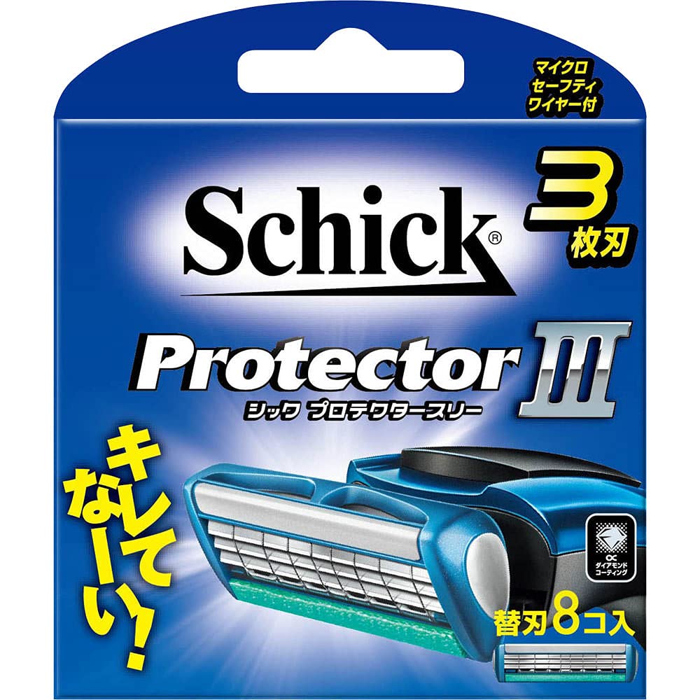 【未開封品】Schick シック プロテクタースリー 替刃 8個入x8個セット Amazon.co.jp: 【6個セット】シック プロテクタースリー 替刃 8個入